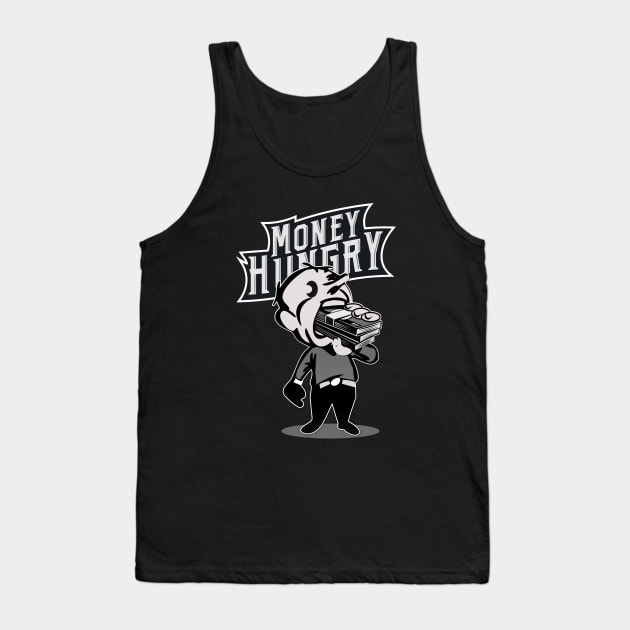 Money Hungry Tank Top by DynamicGraphics